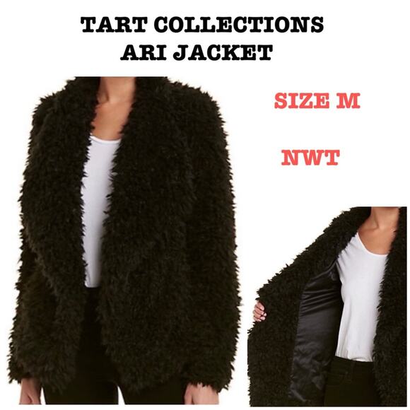Tart Collections Teddy Bear Sherpa Open Front
Coat SZ M $248 - Picture 1 of 12